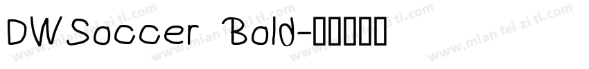 DWSoccer Bold字体转换